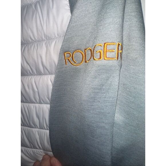 Footjoy Hybrid Jacket women’s  XS Gray white Full Zip Puffer Golf Outdoor Quilte - Picture 6 of 9